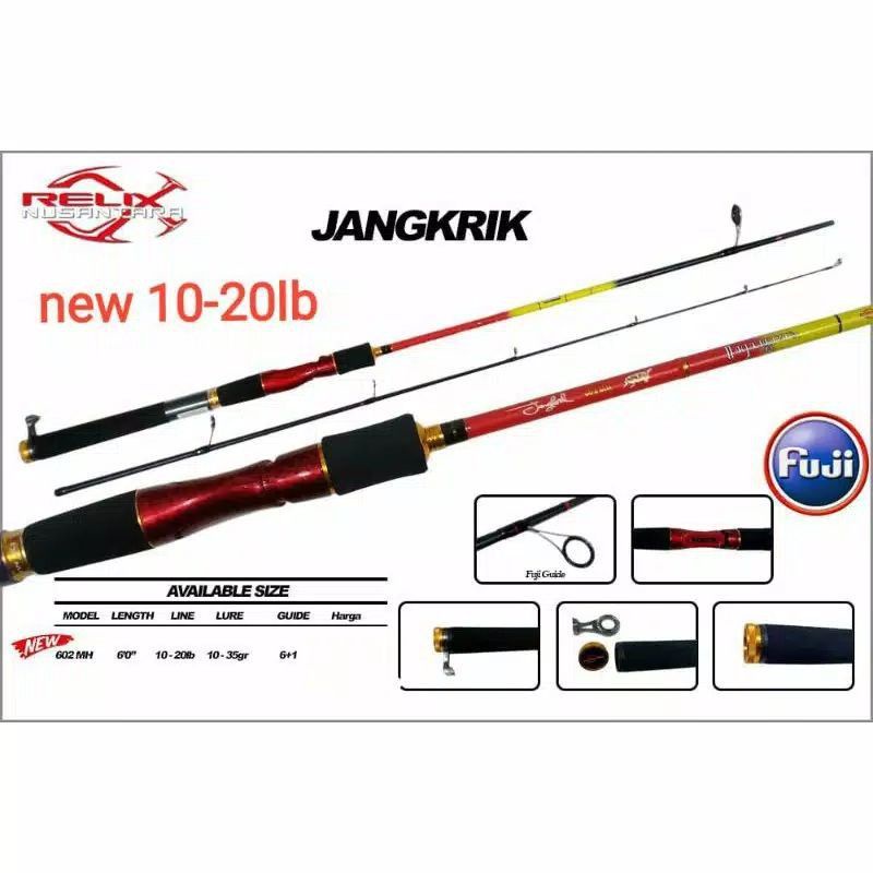 [COD] Joran Relix Nusantara jangkrik | 562(14lb) | 602(14lb) | 602(17lb) | 602(20lb) | spinning