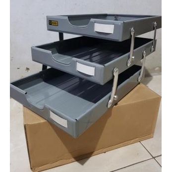 

Office & Stationery | Document Organizer | Bak Surat 3 Susun / Elevated Tray 3 Stage Atk | Best Seller