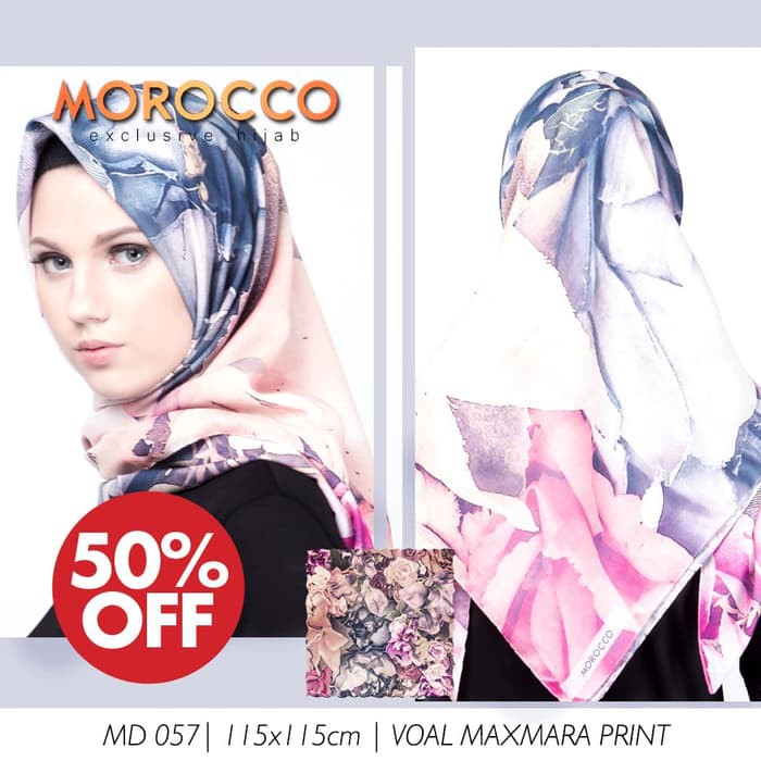 MAXMARA PRINT HIJAB | VOAL MAXMARA PRINT HIJAB