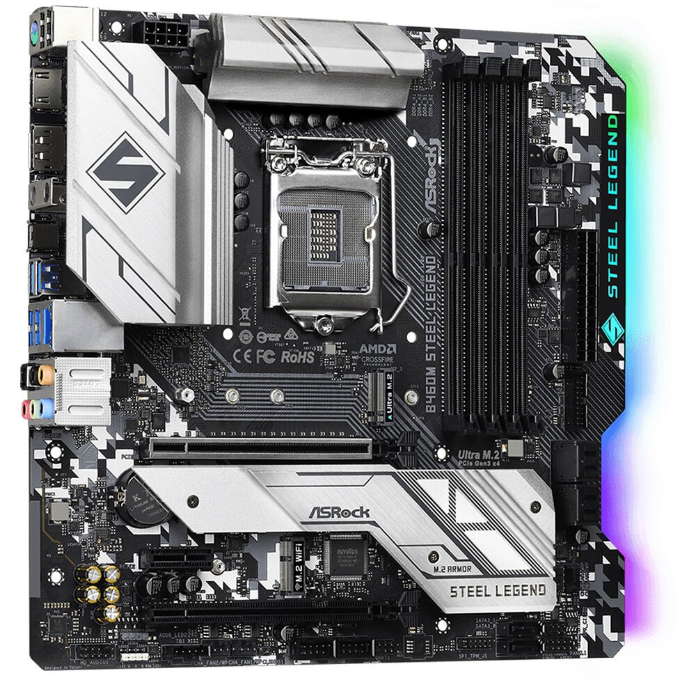 MOTHERBOARD ASROCK-CHIPSET INTEL B460 STELL LEGEND SOCKET 1200