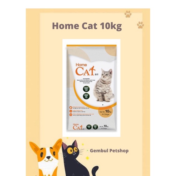 Home Cat 10kg makanan untuk semua usia kucing