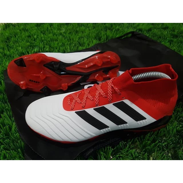 Soccer Adidas Predator 18.1 FG - White Real Coral