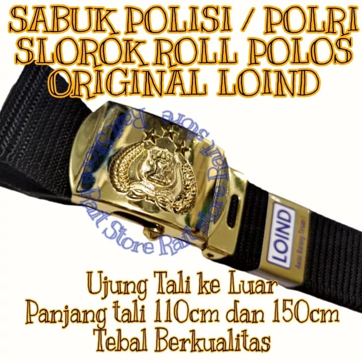 SABUK POLISI / POLRI MERK LOIND ORIGINAL