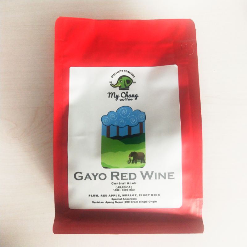 

Kopi Arabika Gayo Wine 200 gr Medium Roast Single Origin My Cang