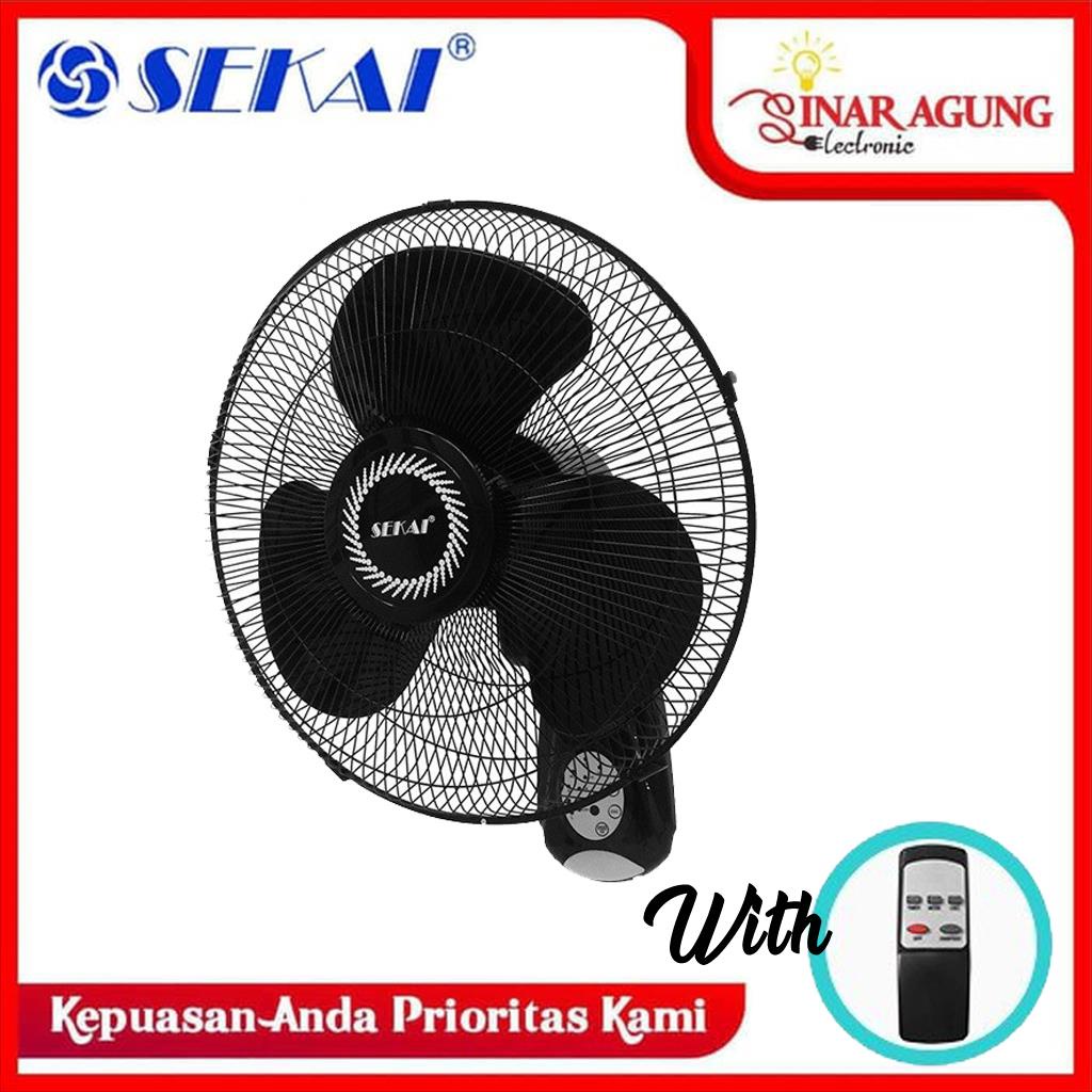 KIPAS ANGIN REMOTE WALL FAN / DINDING SEKAI WFN1628RC / WFN-1628 RC / WFN-1628 RC [16 INCH] 100% ORI