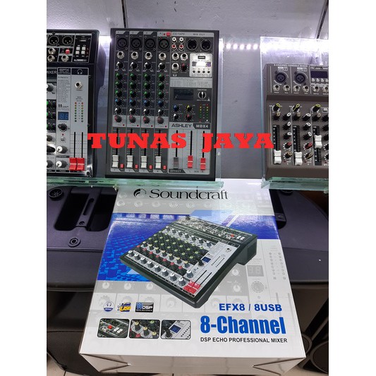 Mixer Soundcraft EFX8/8 MONO plus STEREO