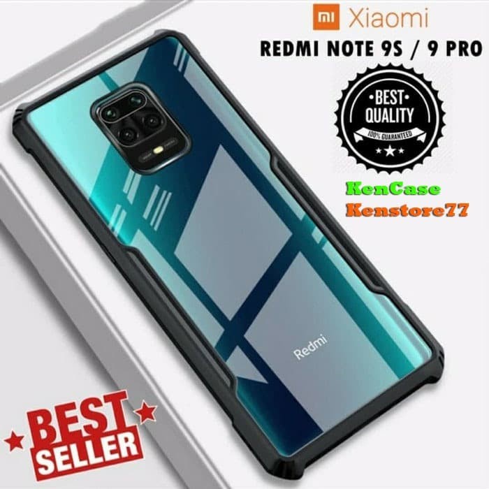 S/P- CASING Case Redmi Note 9 / 9s / 9 Pro Shockproof Case ARMOR TRANSPARAN CLEAR - R Note 9 Pro SP by POA