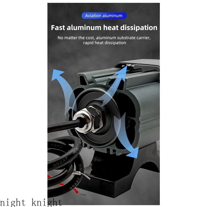 Lampu Kabut Depan LED Mini Warna Putih Kuning Untuk Motor