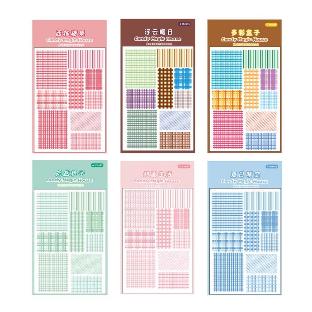 Lanfy Stiker Akun Tangan Kawaii Scrapbooking Perlengkapan Sekolah DIY Diary Stationery Stickers
