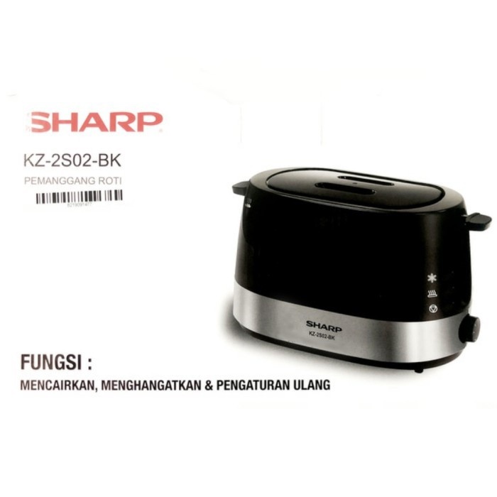 SHARP KZ-2S02 SANDWICH TOASTER - sharp