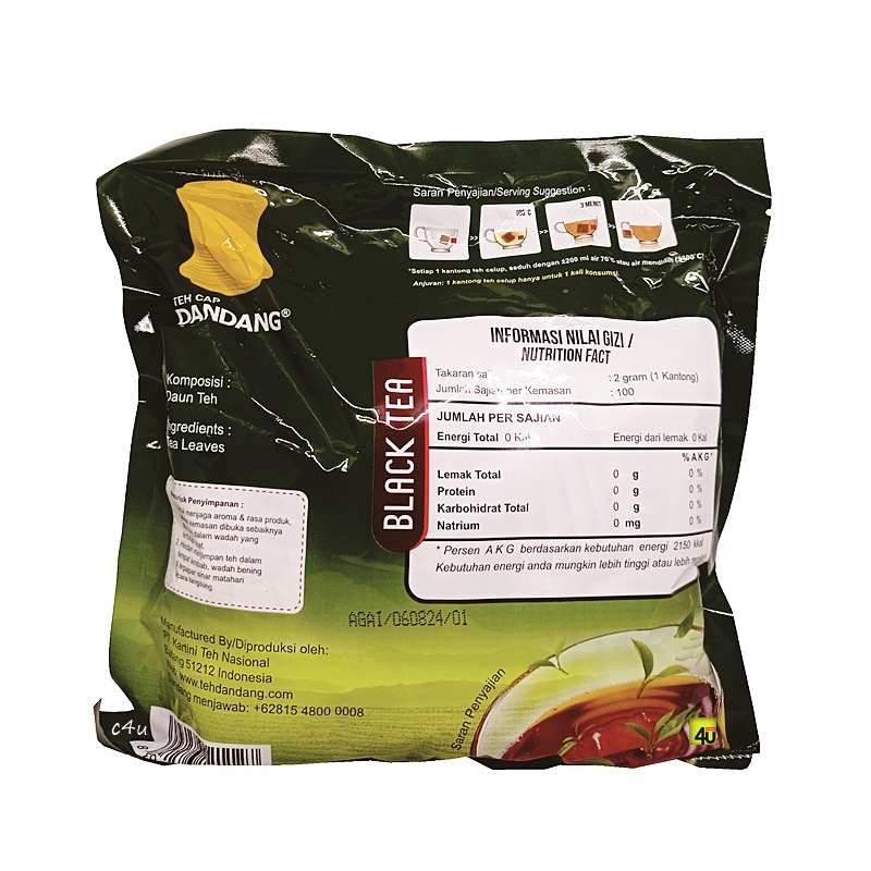 

Dandang Teh Celup - 1 BAG isi 100 Tea bags