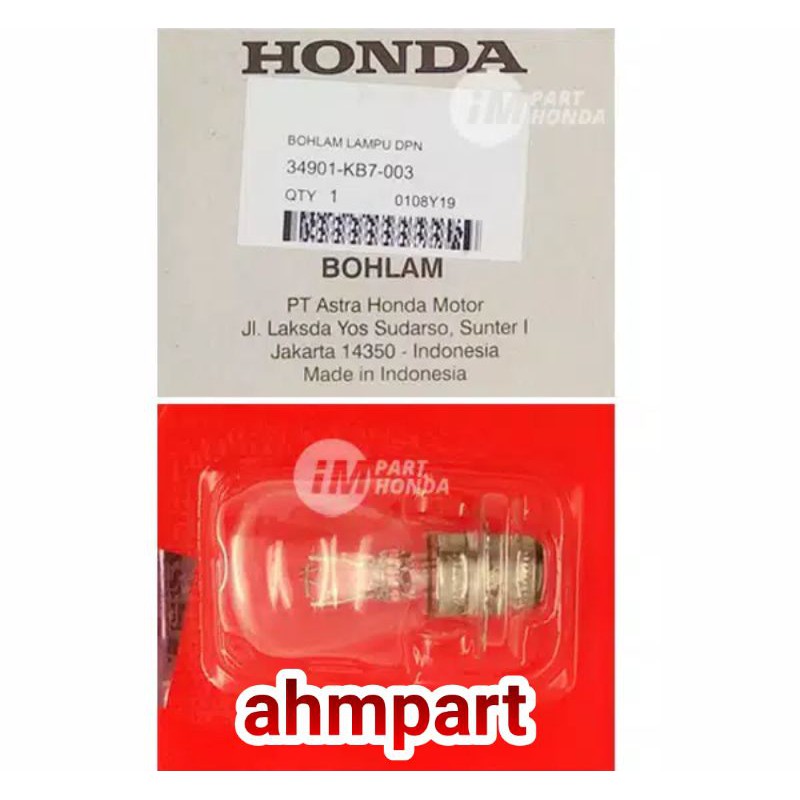 34901-KB7-003 Bohlam Bolam Lampu Depan GL PRO GL MAX