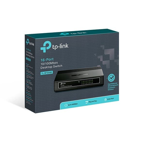 TP-LINK HUB Switch 16 Port TL-SF1016D