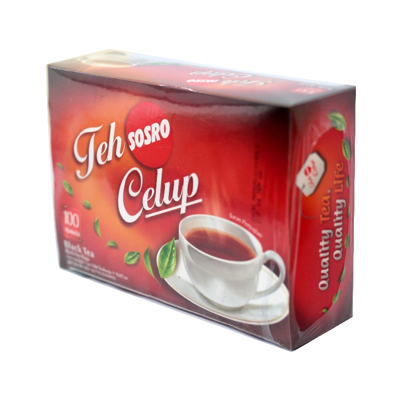 

Sosro Teh Black Tea Bag 100Pcs