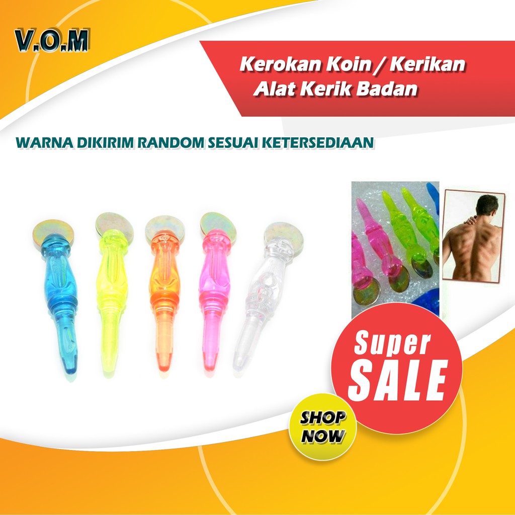 Jual Vom Kerokan Koin Kerikan Alat Kerik Badan 0306 Indonesiashopee Indonesia