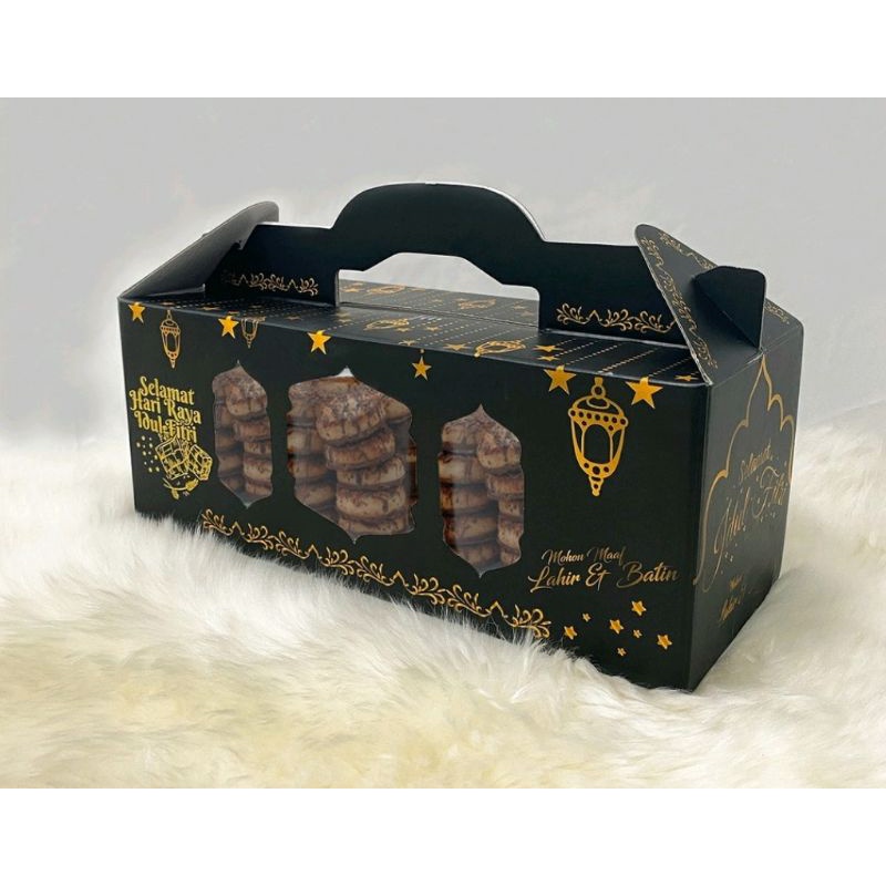 

Dus Kue Lebaran |Kotak Kado | Kotak Kue Gable box Lebaran| (31x12x12) |