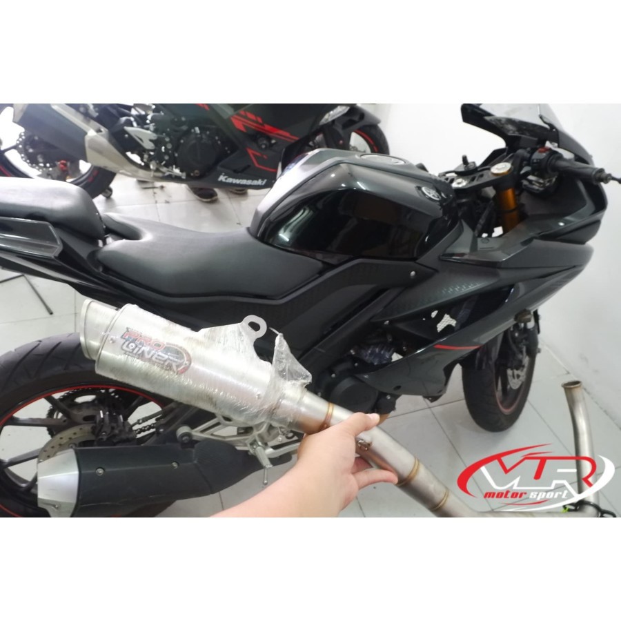 knalpot proliner tr1r short yamaha r15 v3