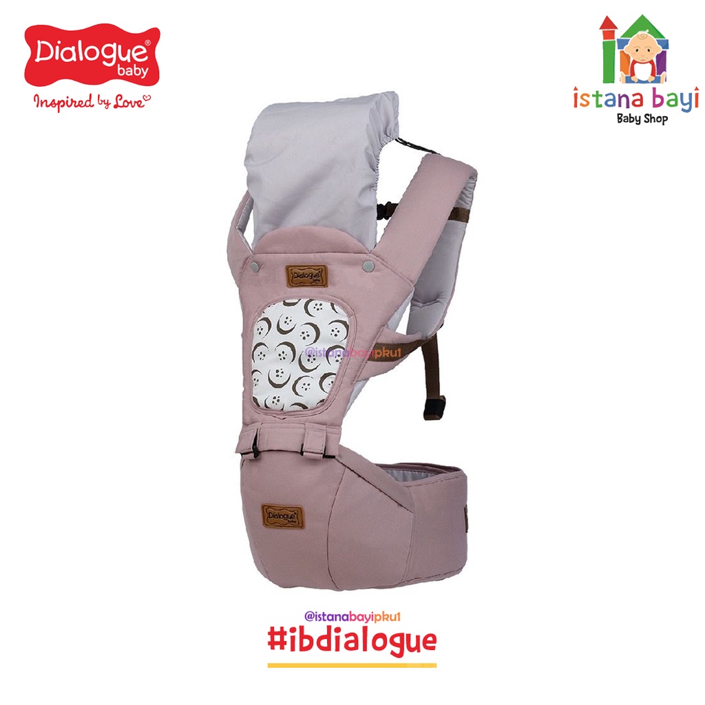 Dialogue Baby Hipseat Airflow 7in1 Moonlight Series DGG1035/DGG1034 - Gendongan Bayi