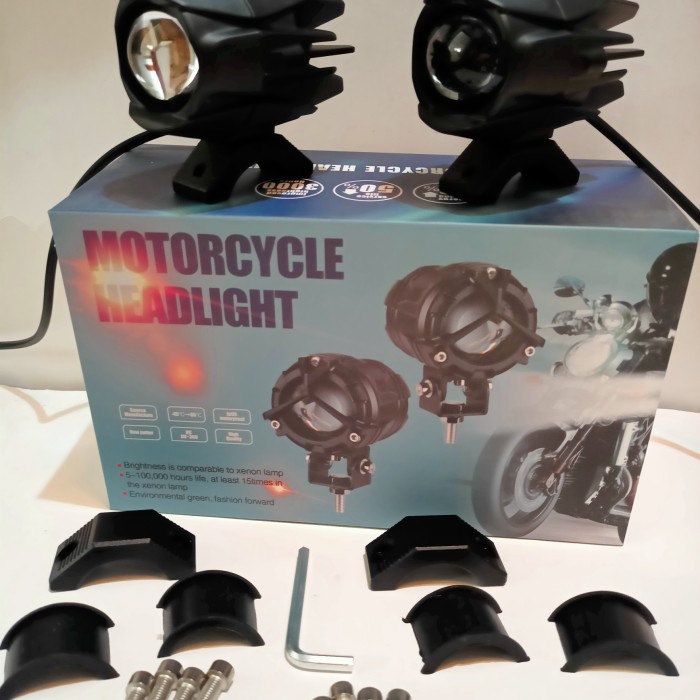 lampu LED sorot AEGIS P25 untuk motor dan mobil harga per -1pcs