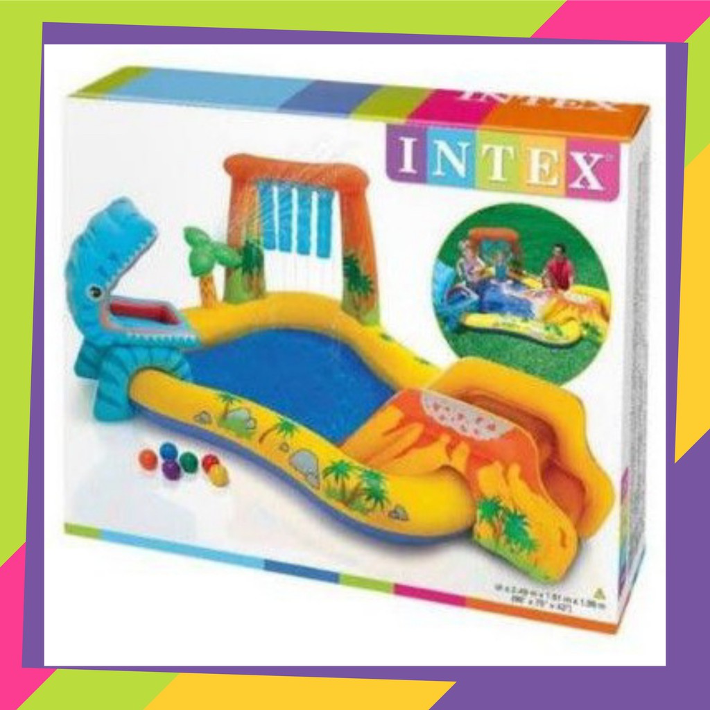 1237 / Kolam renang INTEX 57444 / Dinosaurus play center