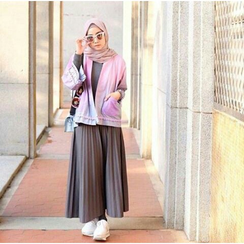 ( READY WARNA LILAK YA SAY ) ROK PLISKET MAYUNG // ROK