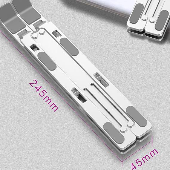 >852 iLife LAPTOP Stand Holder Aluminium Adjustable Portable Holder Untuk Macbook iPad Pentab ツ