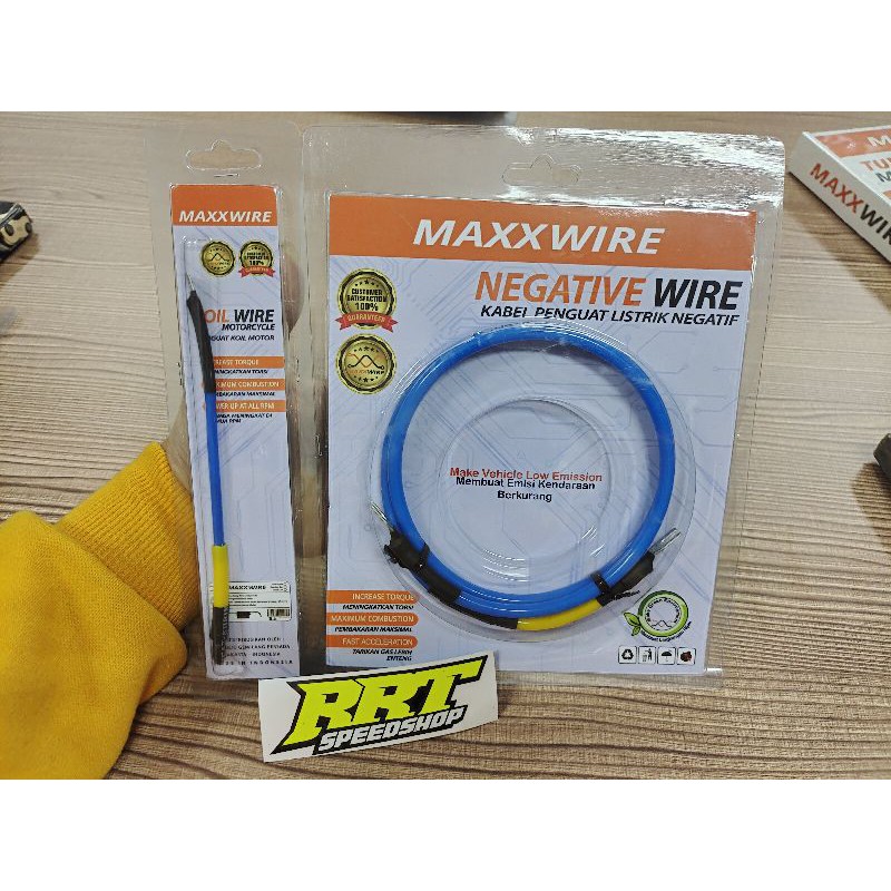 KABEL SETAN MAXXWIRE COIL WIRE + NEGATIVE WIRE