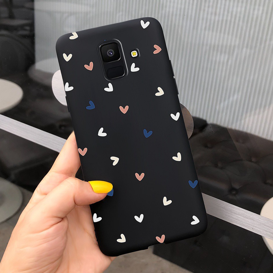 Love Heart Casing Samsung Galaxy J6 J6+ A6 A6+ A6 Plus 2018 Case Couple Silicone Cover Samsung A6Plus J6Plus A 6 J 6 Case-2