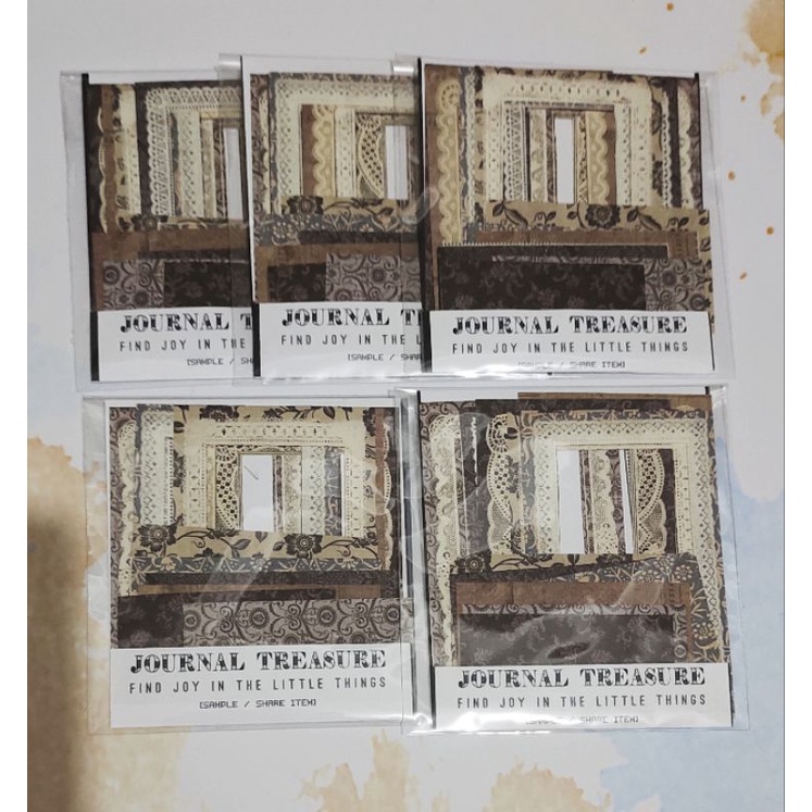 

Journal Treasure Frame scrapbooking/bujo/jurnal/hiasan ootd bahan kertas