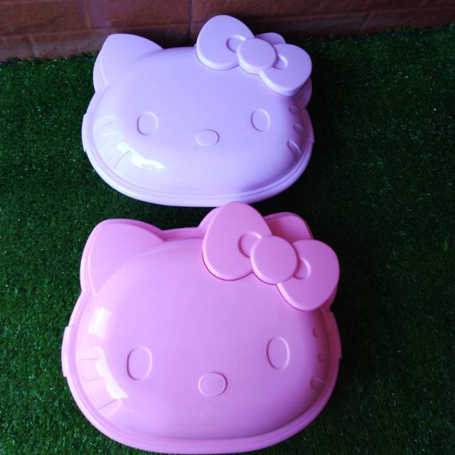 Technoplast Tempat bekal (wadah bekal) lunch set/lunch box Hello Kitty  versi Bento