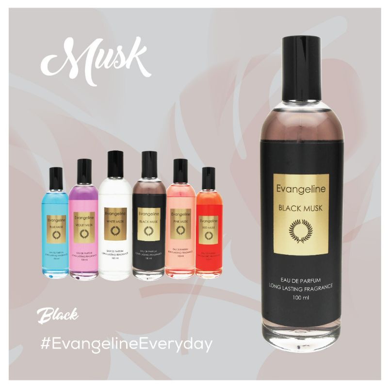 Evangeline Eau De Parfum Black musk 100ml
