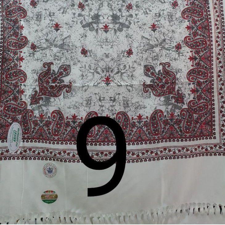 PRICE SLASH sorban putih kashmiri print arifat surban habib umar bahar syal panjang printing rida ul