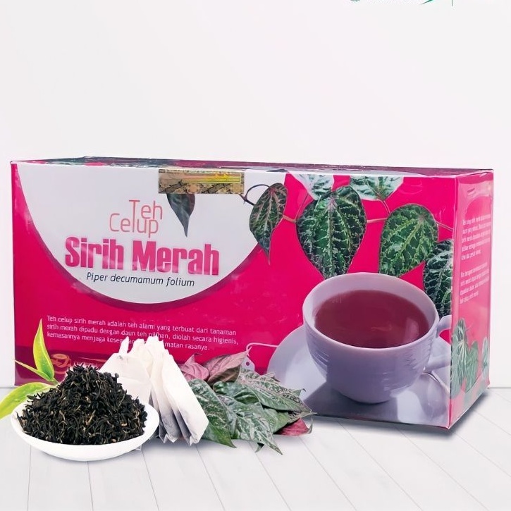 

Tazakka Teh Celup Daun Sirih Merah Minuman Kesehatan Herbal Tea Bag Isi 20 Kantong BPOM Antioksidan