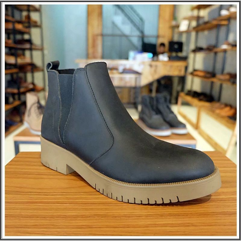 BRADLEYS AUDREY - Sepatu Boots Wanita Kulit Asli Casual Kerja Modis Cantik Original Slop Cewek