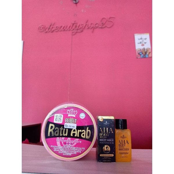 Paket Lotion Bibit Ratu Arab + AHA