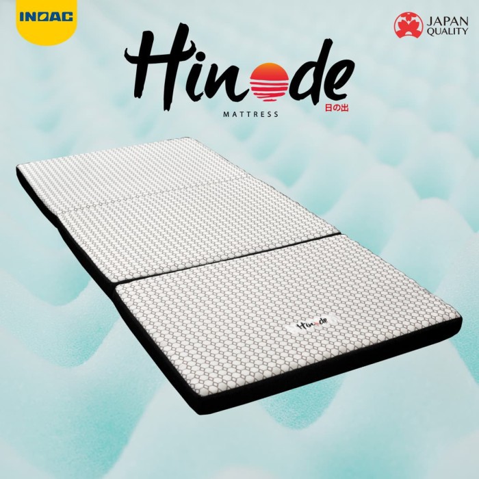 Hinode Folded Mattress by INOAC - Kasur Lipat 90 x 180 Cm Matras Trifolded Lembut Bonus Tas