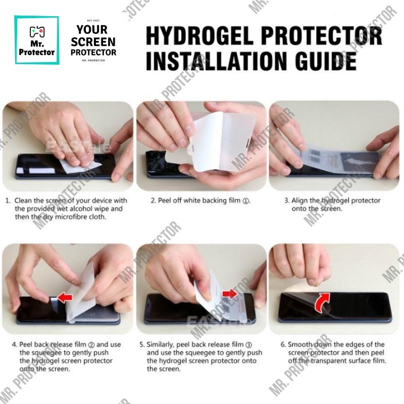 VIVO Y97 / X95 / X93 / Y91 / Y90 / Y89 / Y85 / Y83 / Y81 [VIVO Y series] Hydrogel Screen Protector HD Clear/Anti-Blueray