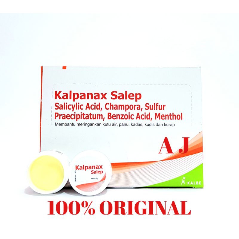 Kalpanax Salep 6gr - Untuk Kutu Air, Panu, Kadas, Kurap, Kudis