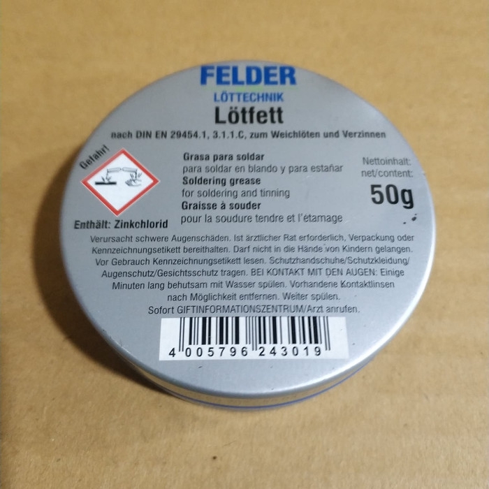 Lotfett 50g FELDER ORIGINAL / lotfet 50g /minyak solder