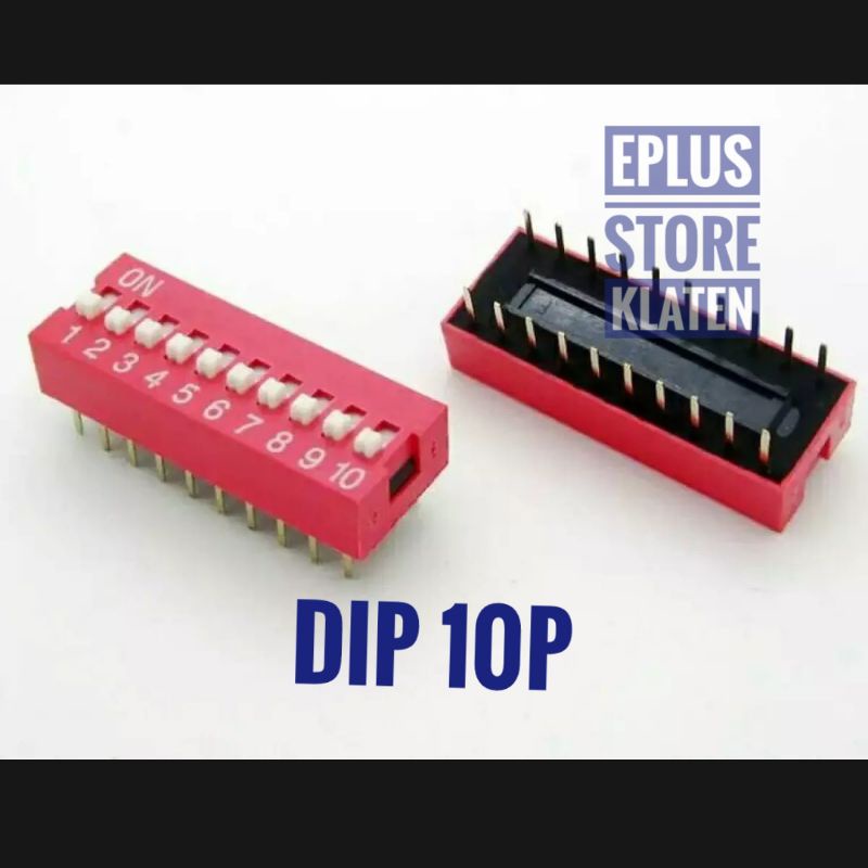 dip switch dipswitch 10p 10pin pll control 10 p 10 pin pll pemancar fm