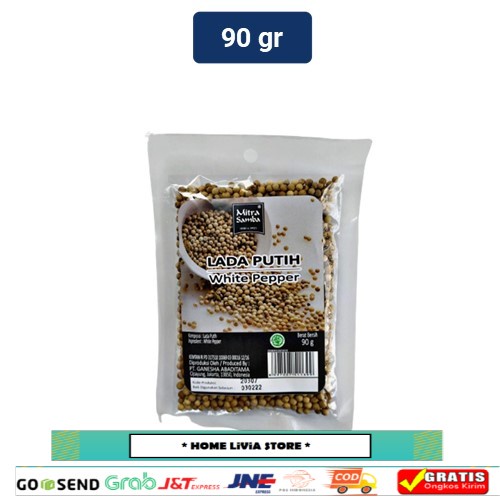 

Mitra Samba Lada Putih Butir 90 g