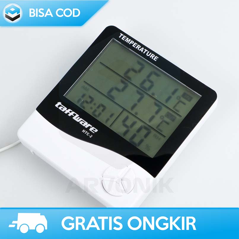 THERMOMETER PENGUKUR TEMPERATURE SUHU UDARA INDOOR TAFFWARE WITH ALARM