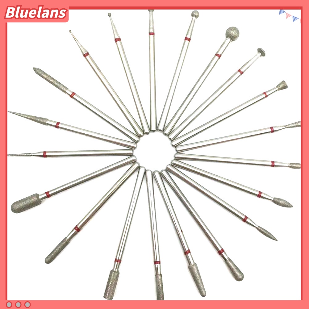 Bluelans Mata Bor Pengikir Kuku Bahan Tungsten Steel Untuk Manicure Pedicure