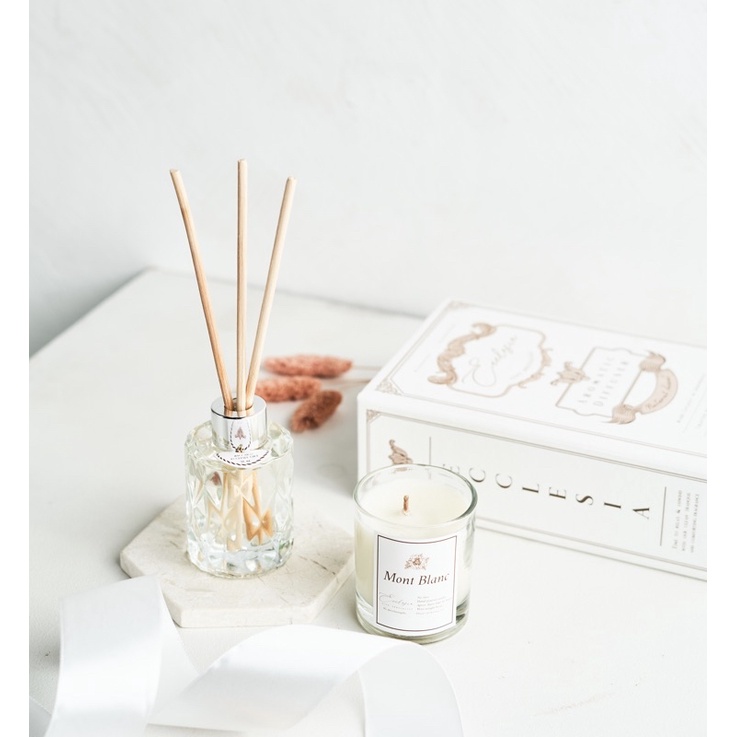 [GIFT SET] REED DIFFUSER / PEWANGI RUANGAN  &amp; SCENTED CANDLE