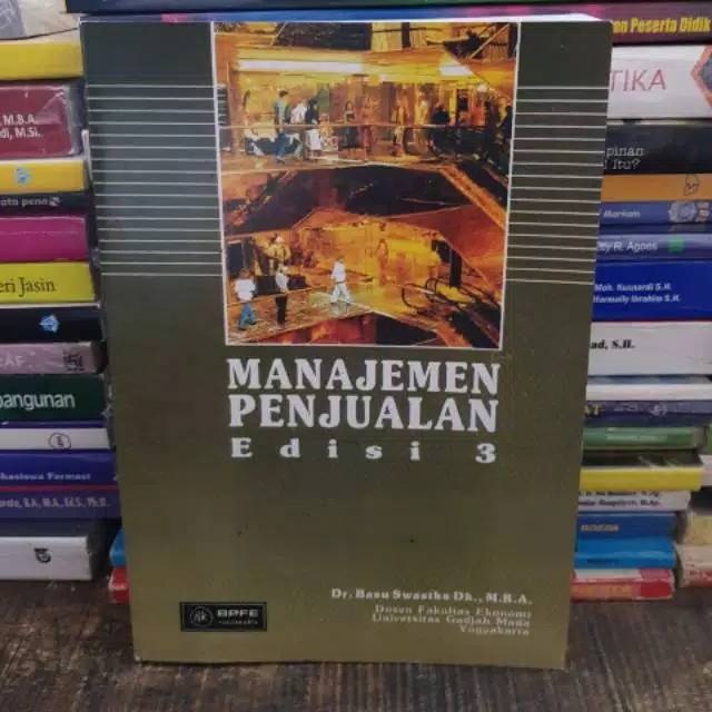 Jual MANAJEMEN PENJUALAN EDISI 3 BY BASU SWASTA | Shopee Indonesia