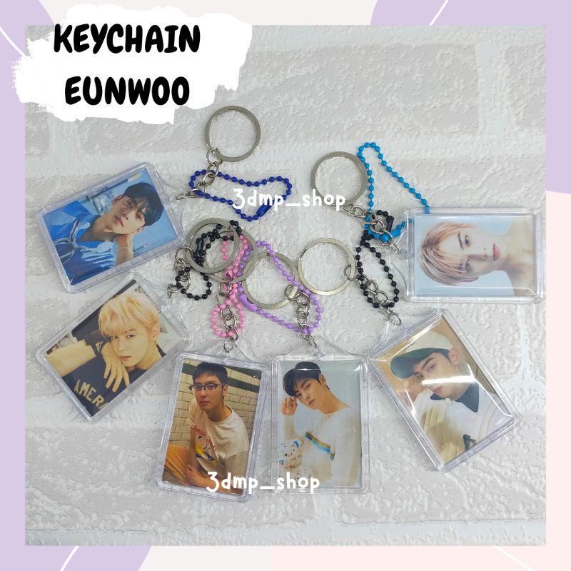 Gantungan Kunci Keychain Ganci Astro Eunwoo Suho