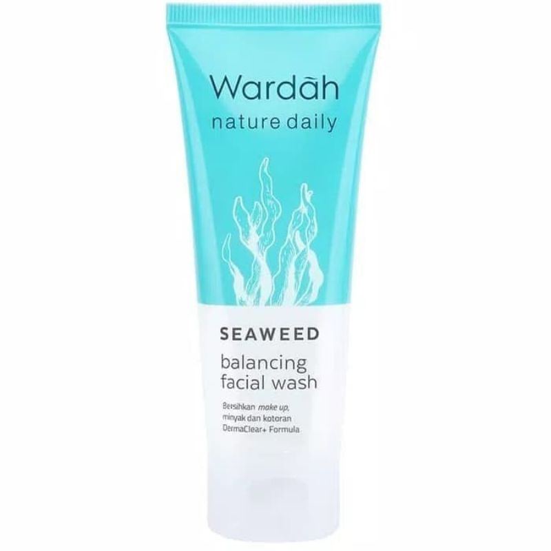 Wardah Seaweed balancing Facial Wash 60ml-100ml