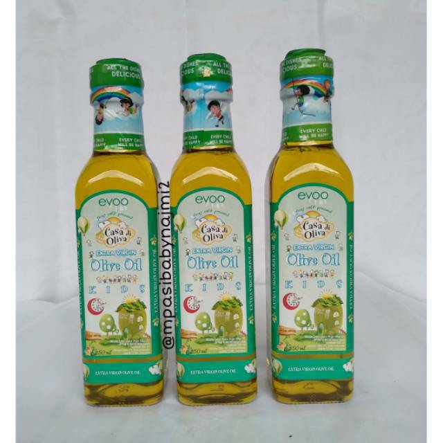 Casa di oliva evoo for kids / Yummy Bites Kiddy EVOO minyak zaitun untuk bayi MPASI