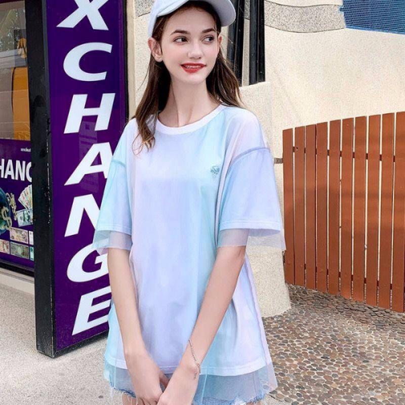  Kaos  T Shirt Crew Neck dengan Motif  Print  Tulisan Gaya 