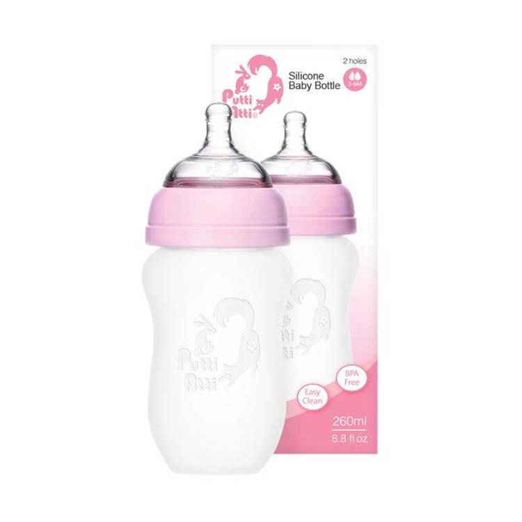 PUTTI ATTI Silicone Baby Bottle 160ml - Botol Bayi